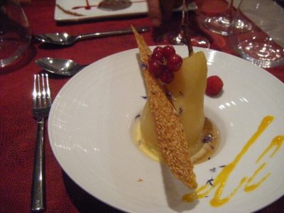 exemple de repas servi avec le séjour dans les chambres d’hôtes 83
